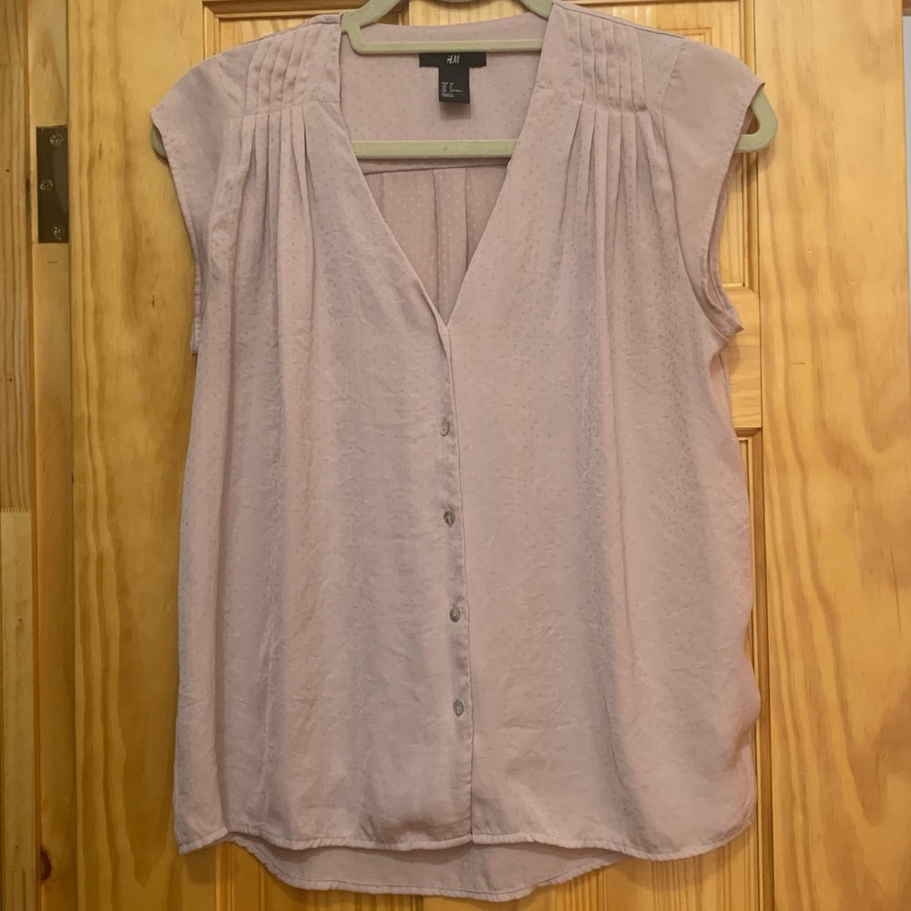 H&M pink blouse